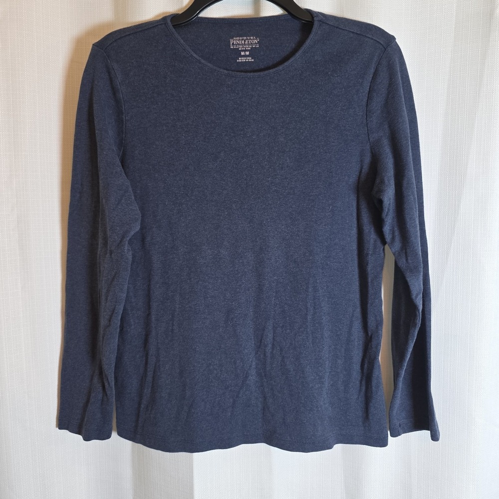 PENDLETON Blue cotton Sweater size‎ medium crew neck